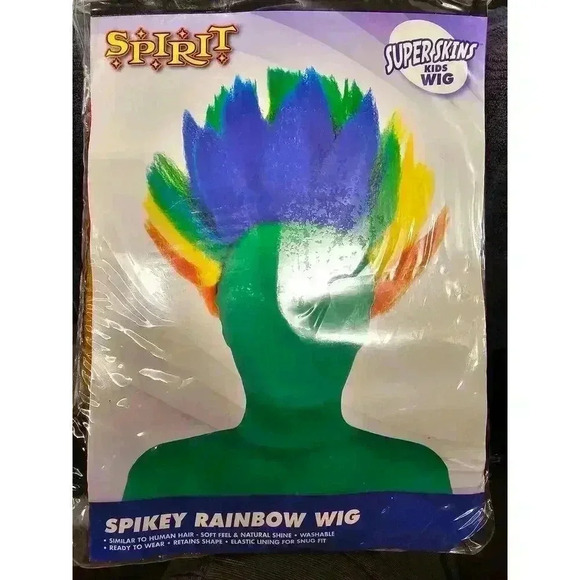 Spikey Rainbow wig - Picture 1 of 2